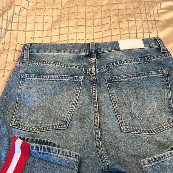 Pistola red and white striped jean - Picture 5 of 8